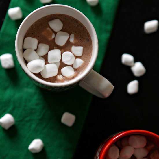 Dairy-Free Hot Chocolate - Recipe photo by thespeckledpalate