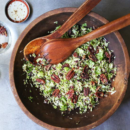 Brussels Sprout Slaw - Recipe photo by Kitchen Konfidence