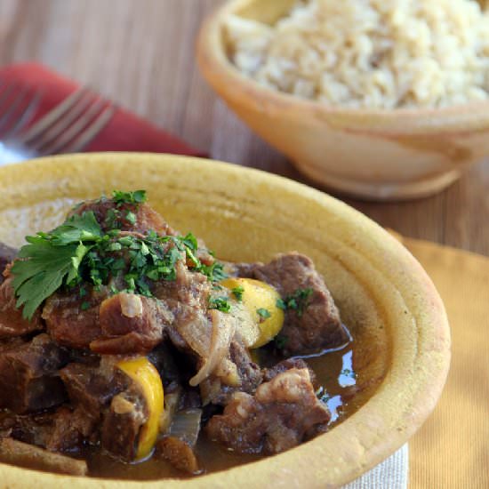Moroccan Heart And Apricot Stew - Recipe photo by thenourishedcaveman