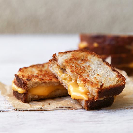 Bacon Parmesan Grilled Cheese - Recipe photo by the little epicurean