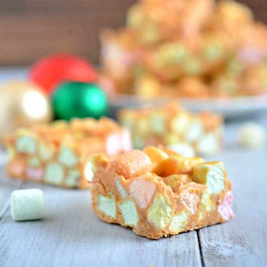 Marshmallow Squares - Recipe photo by peachesncreamblog