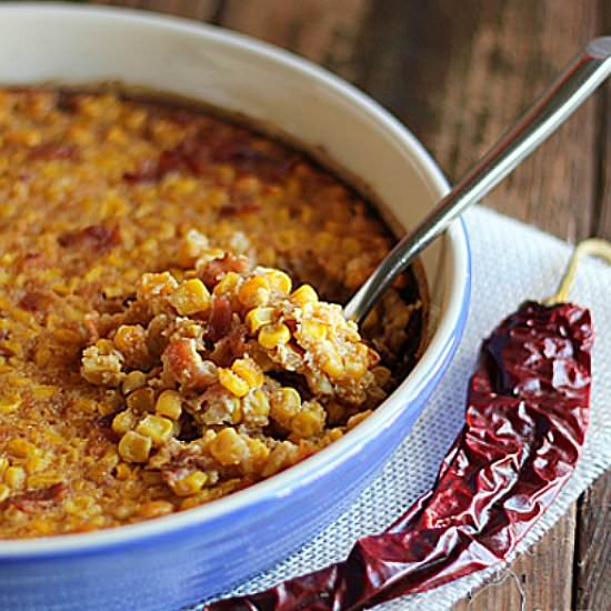 Spicy Chipotle Corn Pudding - Recipe photo by SheKnows Food Editor