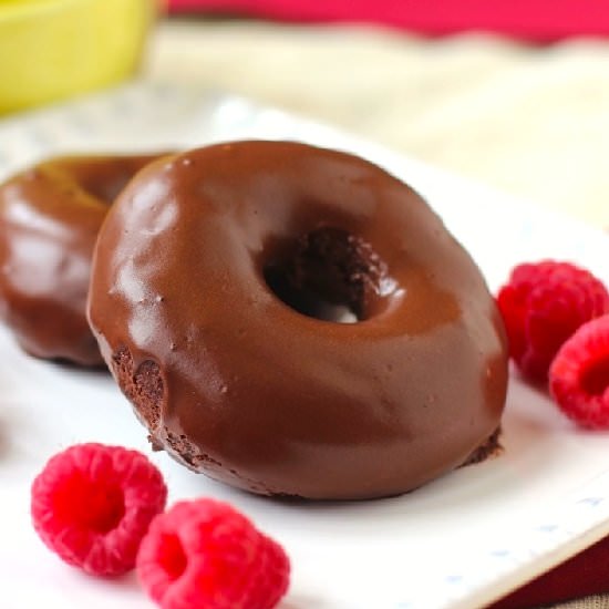 Guilt Free Red Velvet Cake Donuts - Recipe photo by dessertswithbenefits