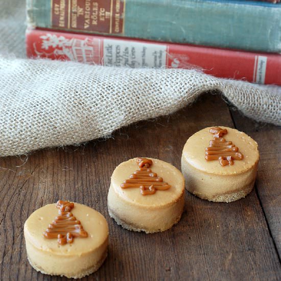 Mini Dulce De Leche Cheesecakes - Recipe photo by Endlessly Inspired