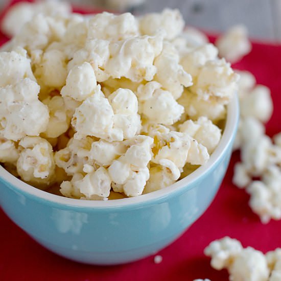 Eggnog Spiced Popcorn - Recipe photo by taste and tell