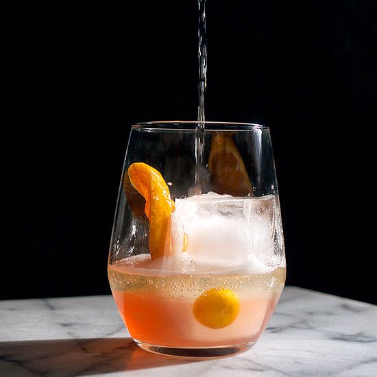 Sparkling and Spiced Winter Sangria - Recipe photo by stirandstrain