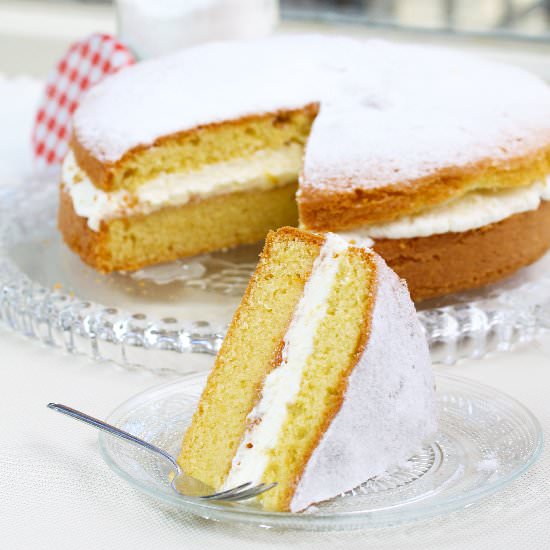 Victoria sandwich - Recipe photo by bakkenmetbas