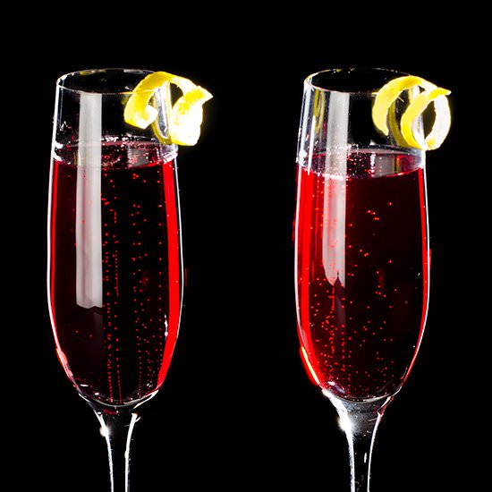 The Kir Royale Cocktail - Recipe photo by kitchenriffs