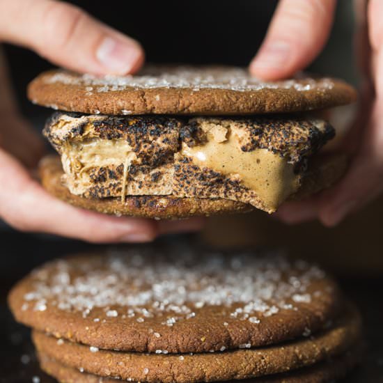 Gingerbread Marshmallow Smores - Recipe photo by The Urban Poser