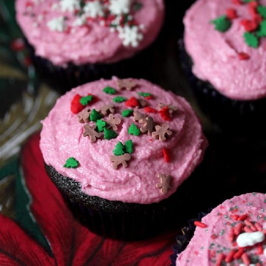Chocolate Beet Vegan Cupcakes - Recipe photo by cicirose