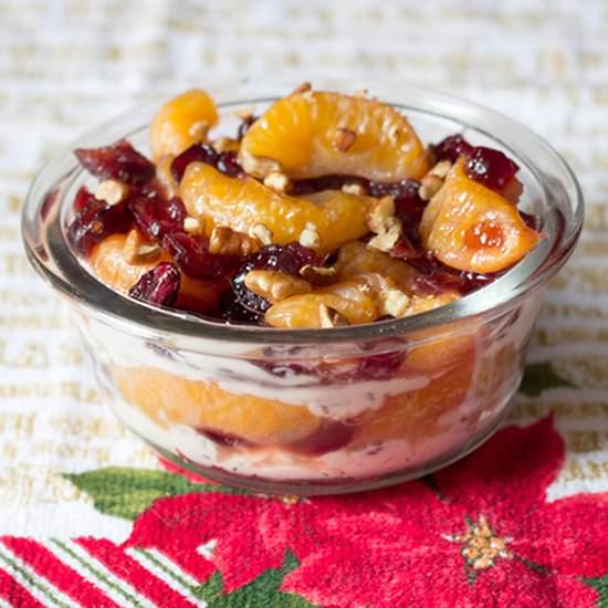 Mandarin Orange & Cranberry Layer - Recipe photo by DishinWithRebelle