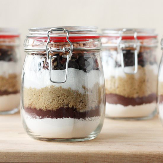 Brownies in a Jar - Recipe photo by foodnouveau
