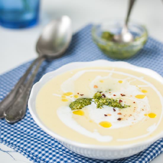 Potato Coconut Soup - Recipe photo by Parttimechef