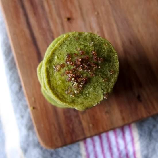 Matcha Green Tea Shortbread - Recipe photo by theindolentcook