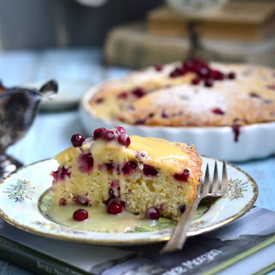 Newfoundland Partridgeberry Pudding - Recipe photo by Debjani