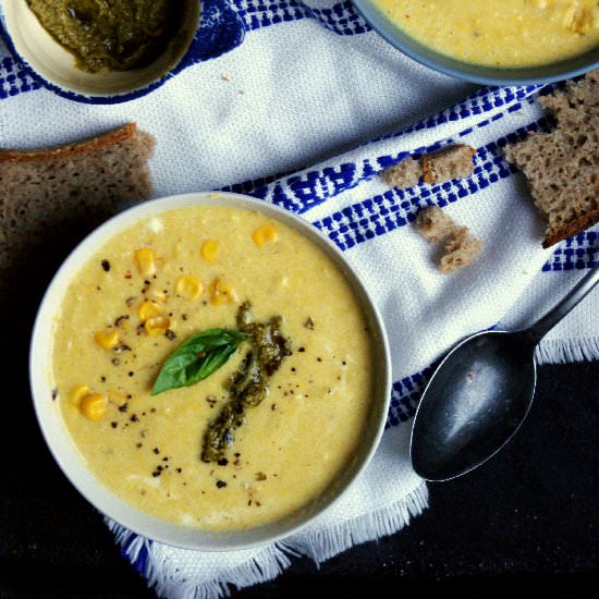 Corn cream soup - Recipe photo by Joasia Domowe Frykasy