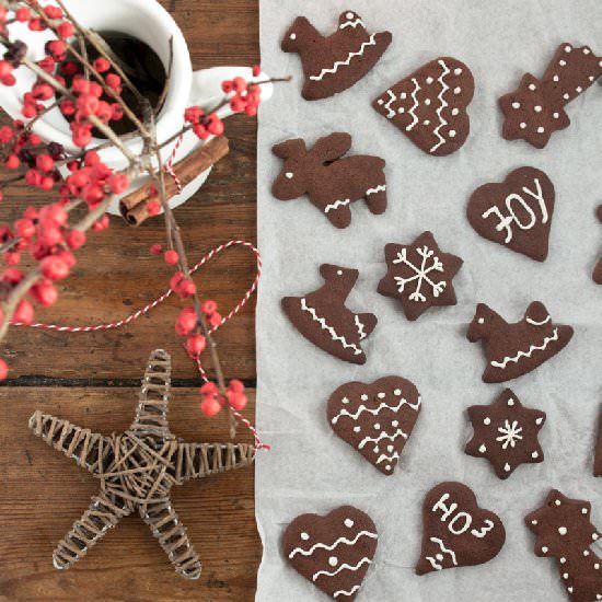 Cocoa Sugar Cookies - Recipe photo by flowersonmyplate