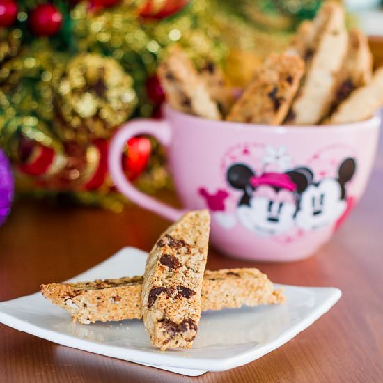 Chai Chocolate Chip Biscotti - Recipe photo by jocooks