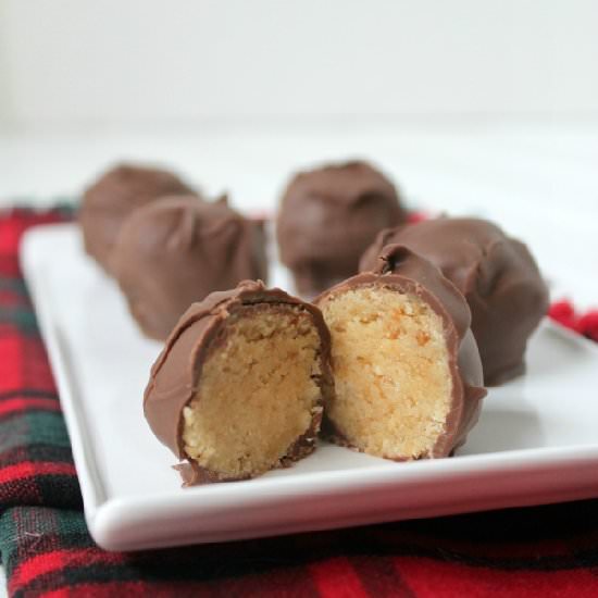 Double Peanut Butter Choc Cake Ball - Recipe photo by mealplanmom