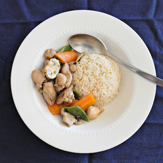 Garlic Soy Chicken and Rice - Recipe photo by mylalakitchen