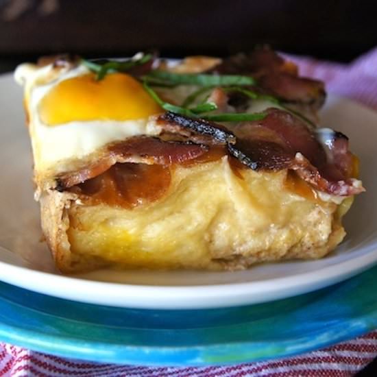 Buttermilk French Toast, Bacon, Egg - Recipe photo by cookingontheweekends