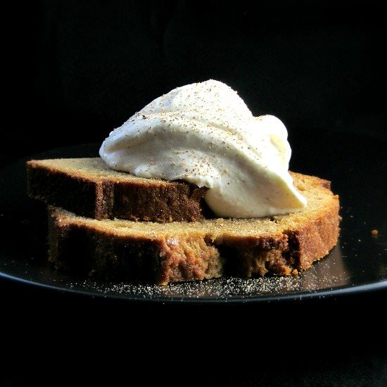 Rum Cake with Eggnog Cream - Recipe photo by rise and shine