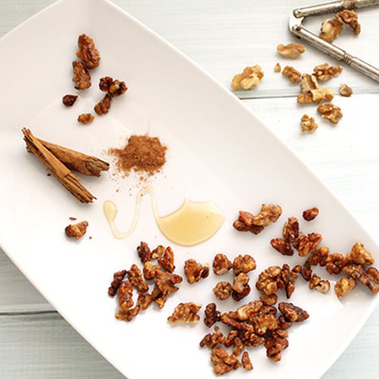 Maple Honey Spice Toasted Walnuts - Recipe photo by calizona
