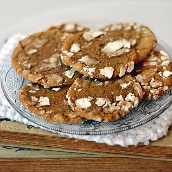 Gingerbread Crinkle Cookies - Recipe photo by bethcakes
