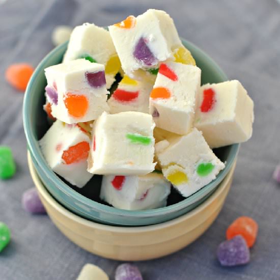 Gumdrop Fudge - Recipe photo by ShugarySweets