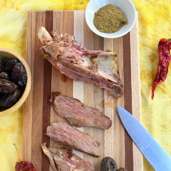 Roast Goat Shoulder Sweetly Spiced - Recipe photo by thenourishedcaveman