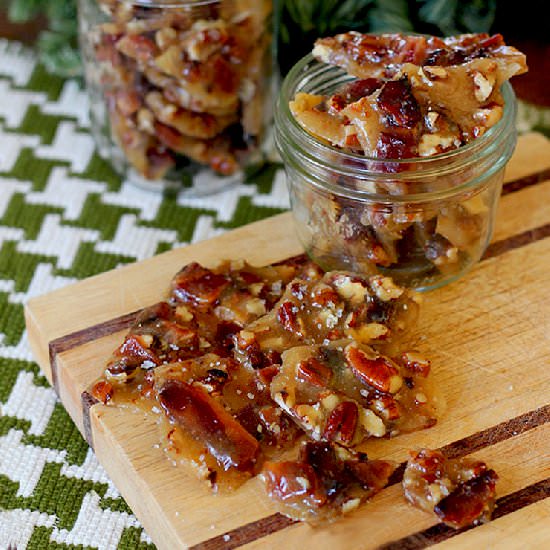 Bourbon Bacon Brittle - Recipe photo by beckysuebakes