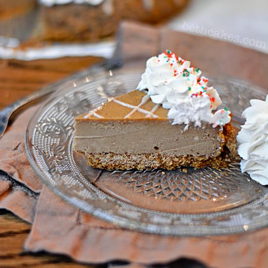 Bourbon Gingerbread Cheesecake - Recipe photo by bethcakes