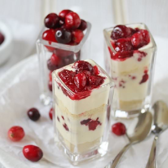 Cranberry Dessert Two Ways - Recipe photo by Beela