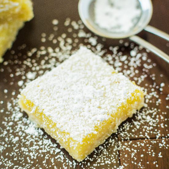 Sunshine Lemon Bars - Recipe photo by littlespicejar