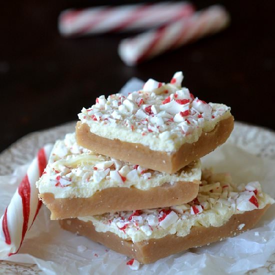 Candy Cane Toffee - Recipe photo by theviewfromgreatisland