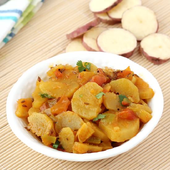 Sweet Potato Curry - Recipe photo by foodviva