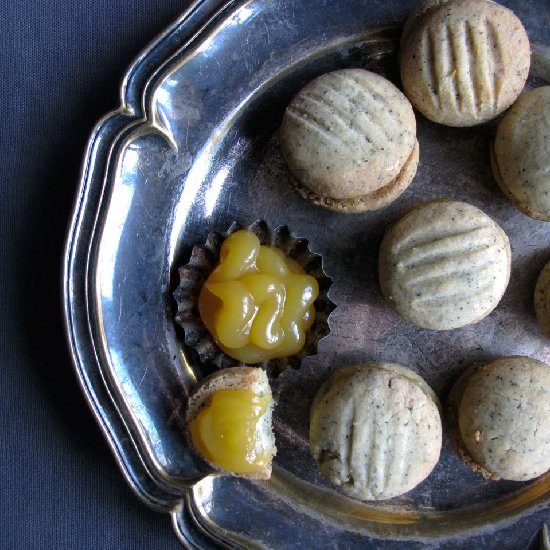 Lady Grey Cookies with Lemon Curd - Recipe photo by julzalicious
