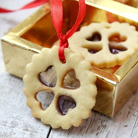 Stained Glass Cookies - Recipe photo by divyapramil