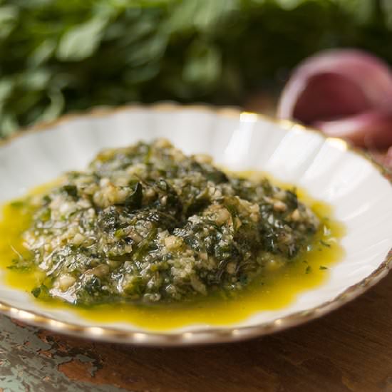 Pesto Sauce - Recipe photo by fotografandoamesa
