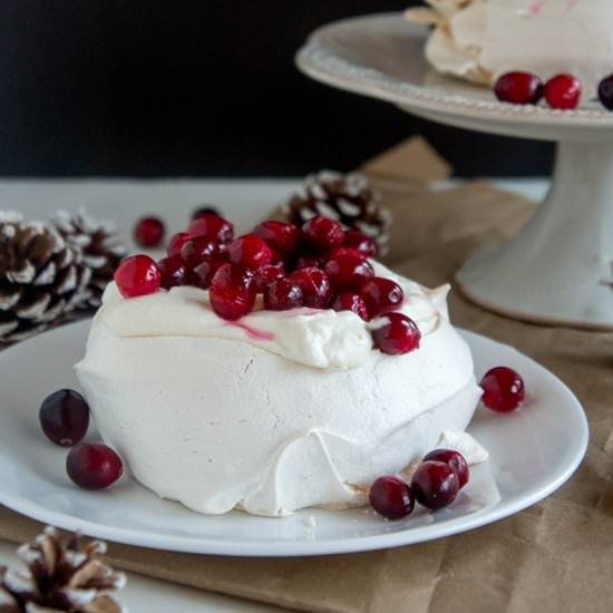 Candied Cranberry Pavlova - Recipe photo by Malgosia