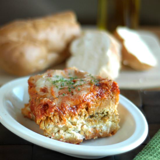 Crockpot Spaghetti Lasagna - Recipe photo by slowcookergourmet