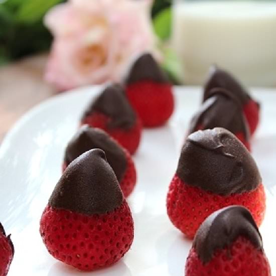 Chocolate Covered Strawberry - Recipe photo by Madhus Everyday Indian