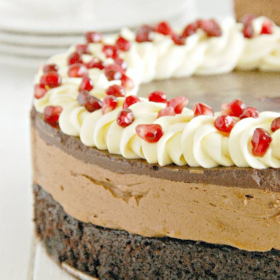Triple Chocolate Mousse Cake - Recipe photo by The Kitchen McCabe
