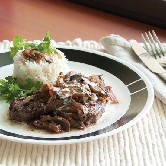 Tenderloin Steaks with Wine Sauce - Recipe photo by The Crafting Nook