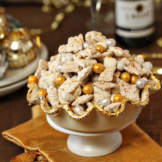 Silver and Gold Cereal Snack Mix - Recipe photo by ELaBau