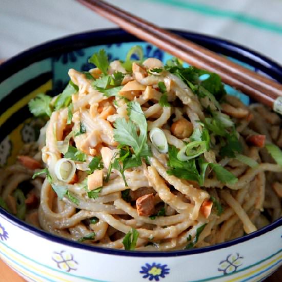 Creamy Peanut Coconut Noodles - Recipe photo by K.abc