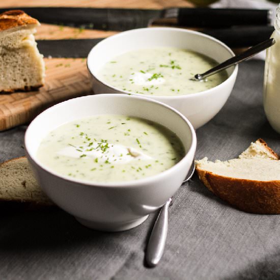 Creamy Parsnip Soup - Recipe photo by Chattavore