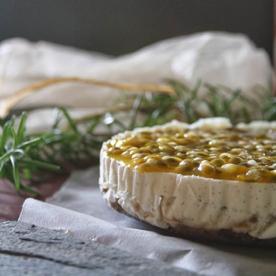 Passion Fruit Cheesecake - Recipe photo by bluelij