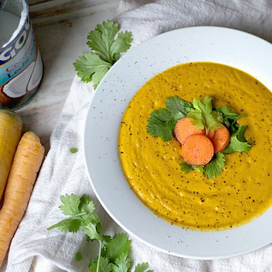 Creamy Carrot Curry Soup - Recipe photo by SheKnows Food Editor