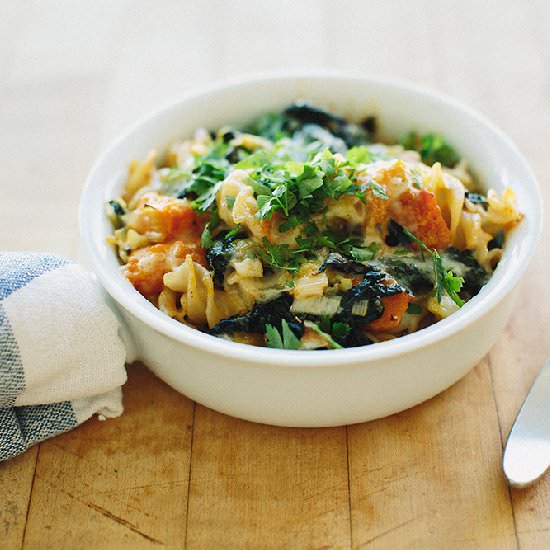 Butternut Kale Pasta with Fontina - Recipe photo by WisconsinCheese